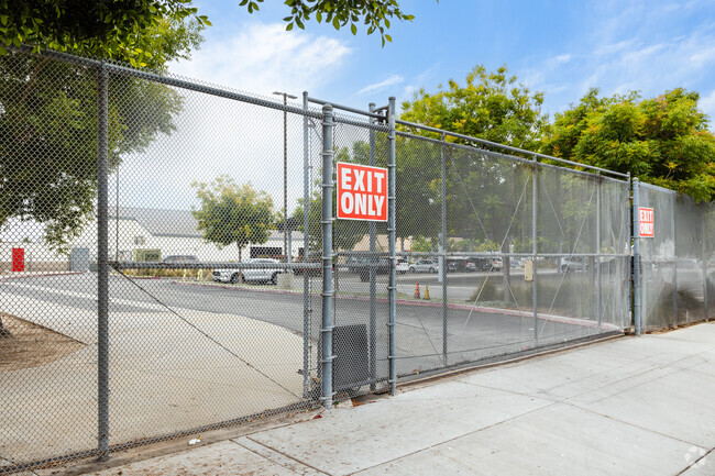 With a locked gate, students feel safe at Kornblum Elementary School in Hawthorne, CA.