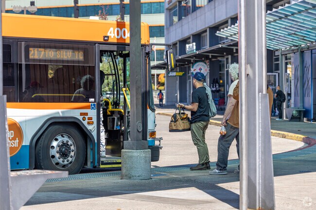 If you're in need of public transit hop on the Hwy 16 at West Frontage Rd bus stop in Gorst WA.