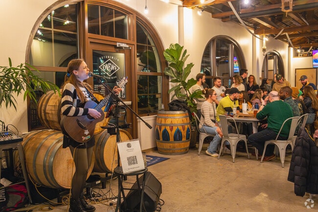 Wilmington Brew Works features live music on the weekends, just north of North Brandywine.