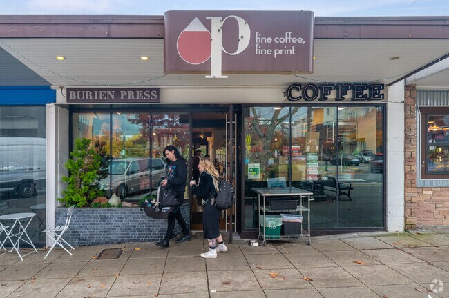 Get a coffee at Burien Press right next to Linde Hill Park.