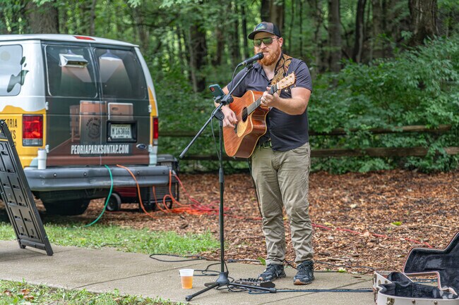 Parks on Tap features a rotating selection of local musicians.