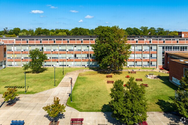 Average enrollment at Bishop DuBourg High School is around 250 students.