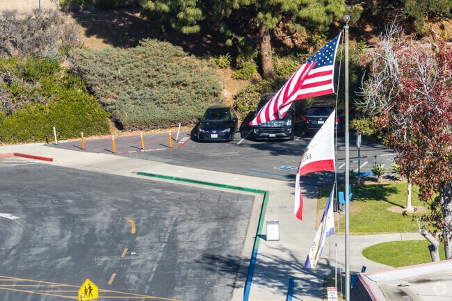 Flags fly high at William E. Fanning Elementary in Brea.