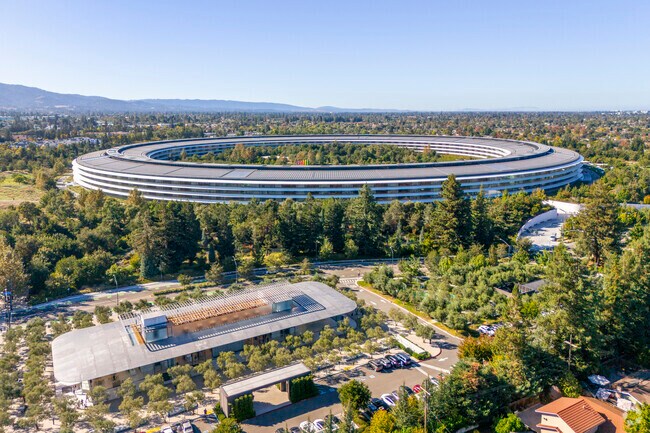 Many Doerr-Steindorf residents work at Apple’s stunning campus.