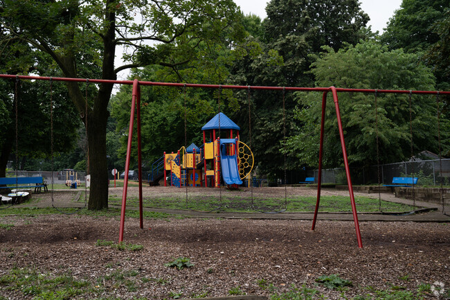 The playground at Nishuane Elementary School in Montclair, New Jersey.