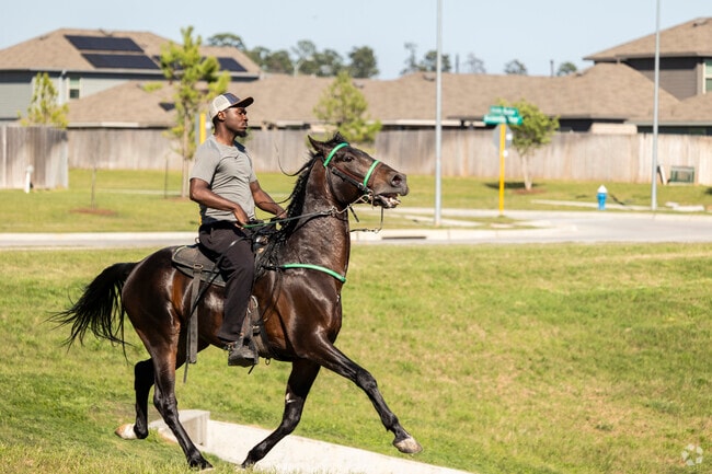 Locals enjoy taking their horse to church in Spring.