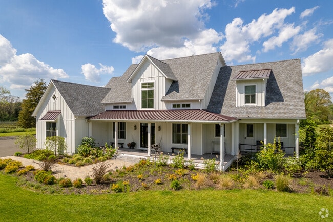 More spacious farmhouse-inspired homes can be found on the outskirts of Winslow Township.