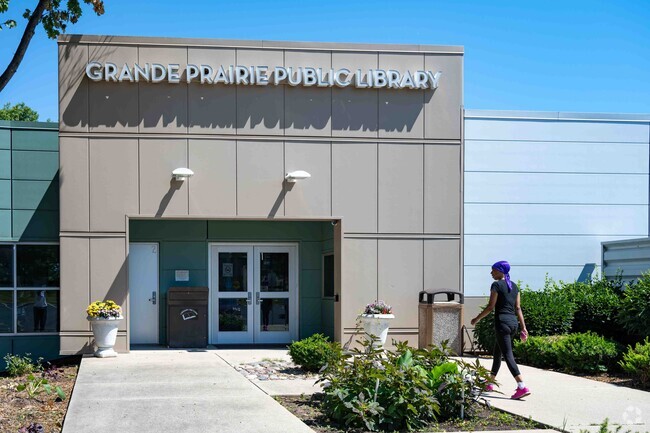 Grande Prairie Public Library serves the residents of Village West.