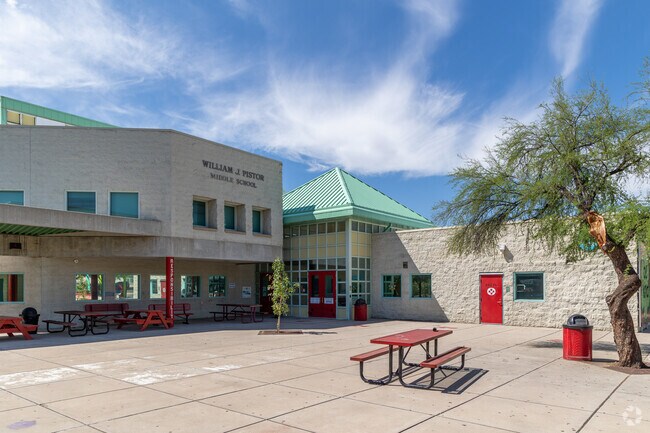 Pistor Middle School serves grades 6-8 in Tucson, Arizona.