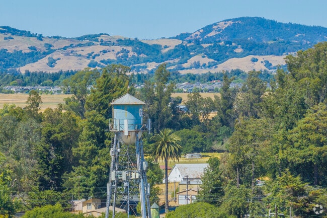 Penngrove's iconic Green Mill water tower is a historic landmark of the city.