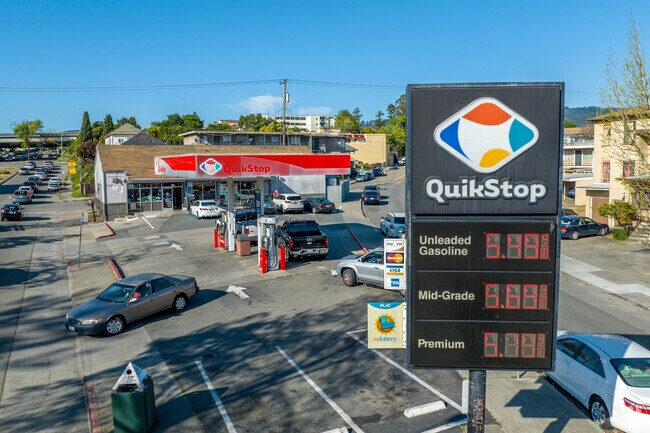 Residents in Tuxedo can walk to QuikStop market and gas station for quick conveniences.