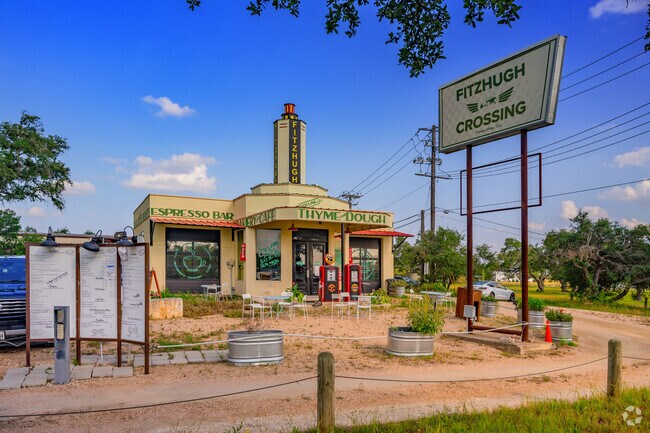 Reviving old buildings and retrofitting them into new eateries helps provide Dripping Springs' antique charm.