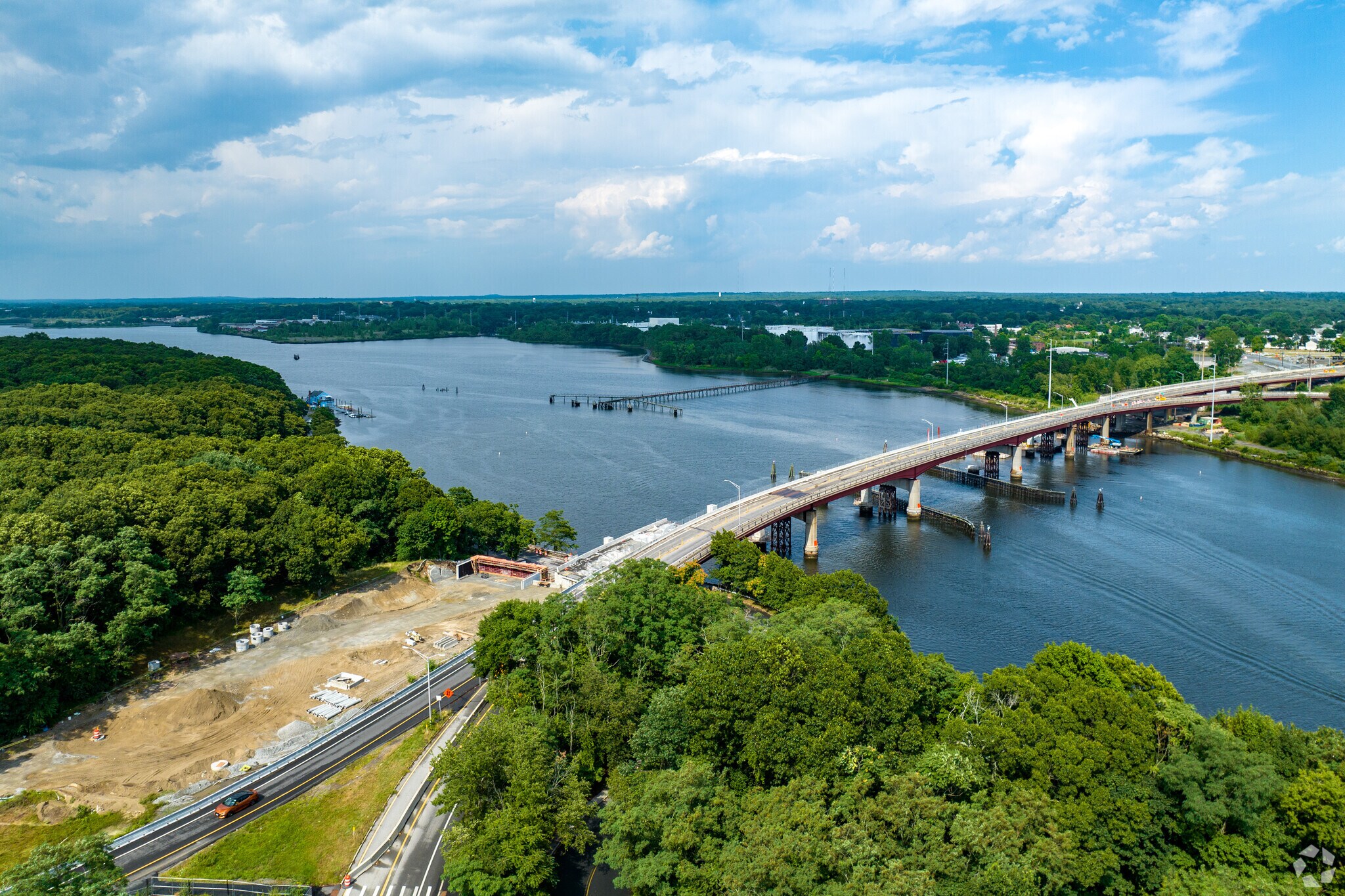 Henderson Bridge is has an awesome view of the Wayland neighborhood.