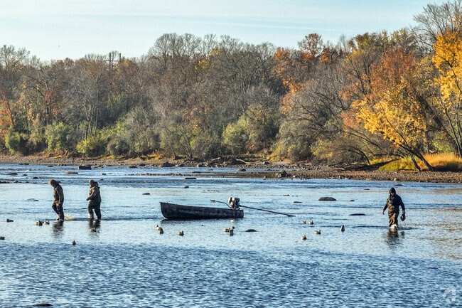 Fishing, boating, and hunting await visitors of the Mississippi River.