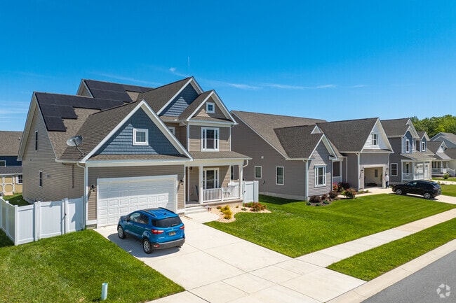 New Traditional style homes are currently being built in Ellendale.