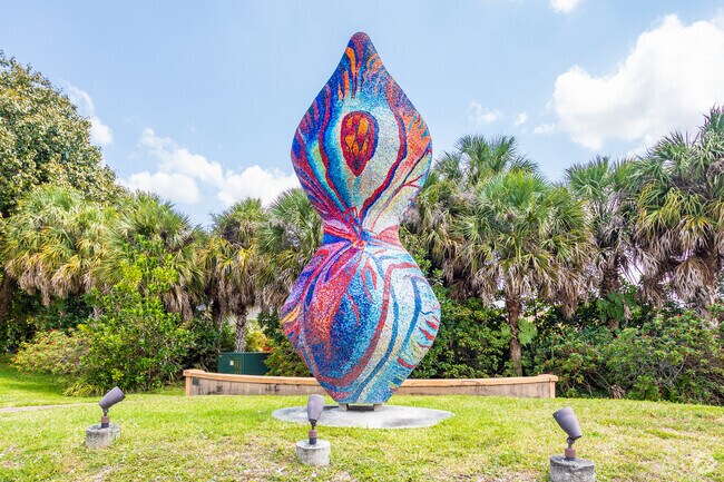 Cypress Glen is an artistic community that allows local artists to create their masterpieces.