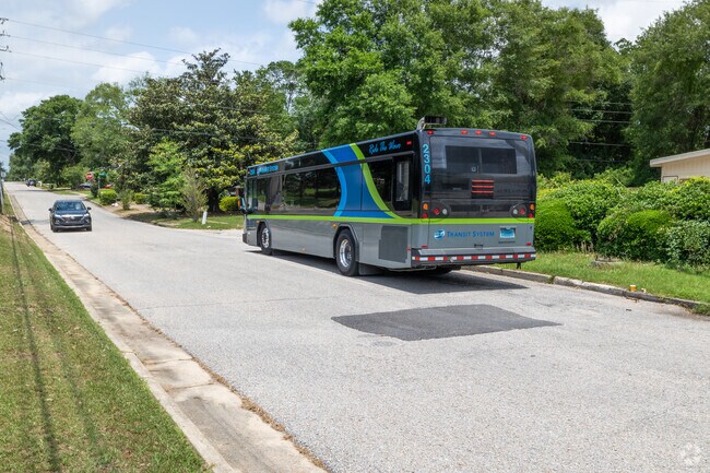 Hillsdale residents and students can catch a bus to get around town.