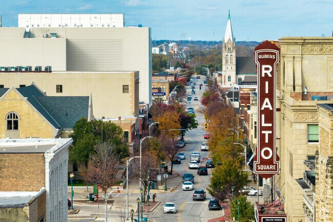 Mt Zion is a quick drive from Downtown Joliet.