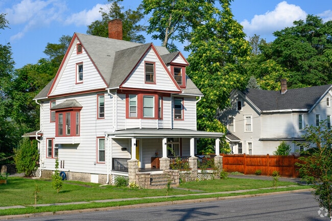 Breezy porches are a common sight on houses throughout Ellenville.