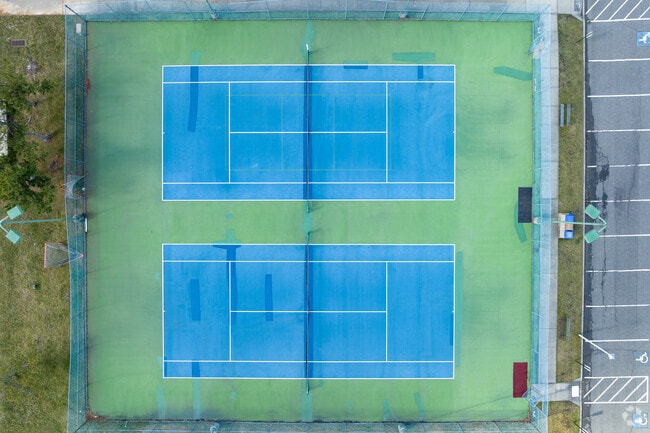 Tennis courts are just one of the many amenities Blackberry Bay Park has to offer.