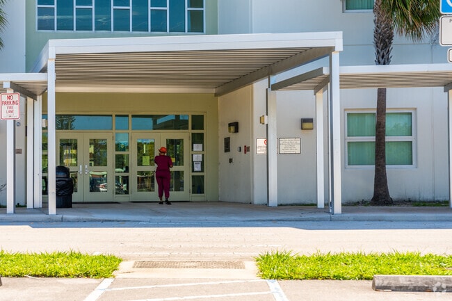 Entrance to Village Academy Middle/High School.