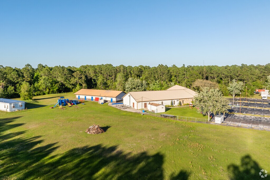 Beacon of Hope Christian School offers open fields for students to run and play.