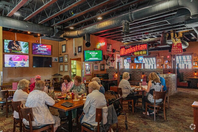 Grindstone Charley's is a hopping spot for lunch or dinner, in Vinton Woods.