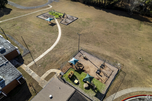 Playgrounds at Rolling Hills Elementary School in Huntsville Alabama.