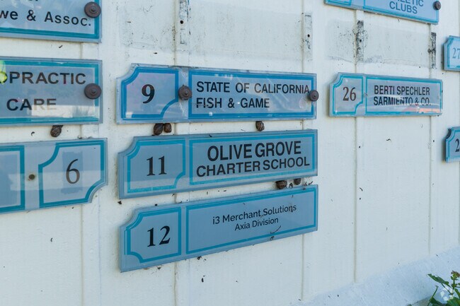Olive Grove Charter is located in a shared office building.