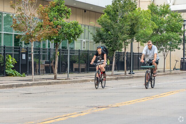 Biking in downtown Cedar Rapids stands out as a popular choice for both commuting and enjoying.