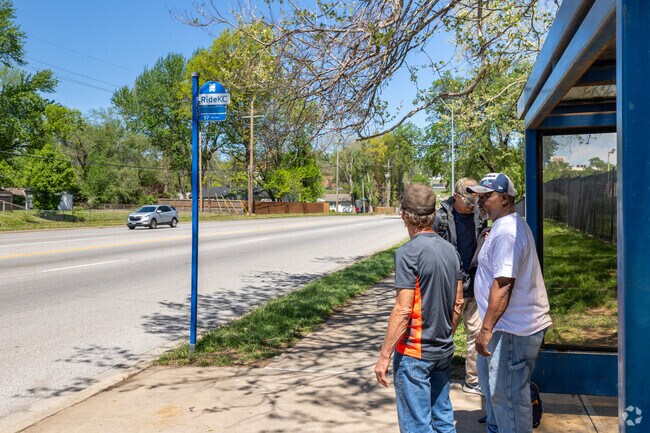 Jump on the Ride KC Bus to just about anywhere in the Red Bridge South neighborhood.