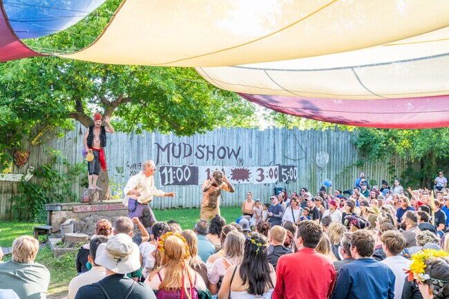 The Mud Show at Bristol Renaissance Faire is a local favorite.