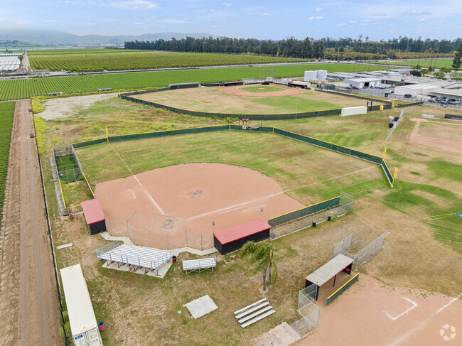 Rio Mesa High School located in Oxnard, Ca has both softball and baseball fields.