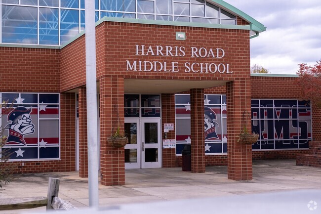 Harris Road Middle School serves students in the Outlying Cabarrus County community.