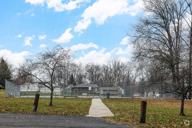 Deforest Park, in Bolindale has tennis courts, a playground, pavilion and walking paths.