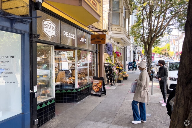 Residents line up for the delectable baked goods and treats at Noe Valley Bakery.
