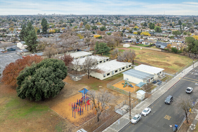 A view of Wishon Elementary School in Fresno.