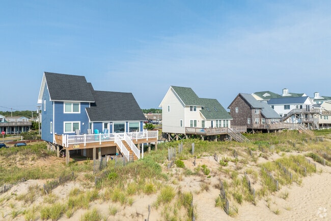 The most affordable beachfront homes in Kitty Hawk sell for over $1 million.