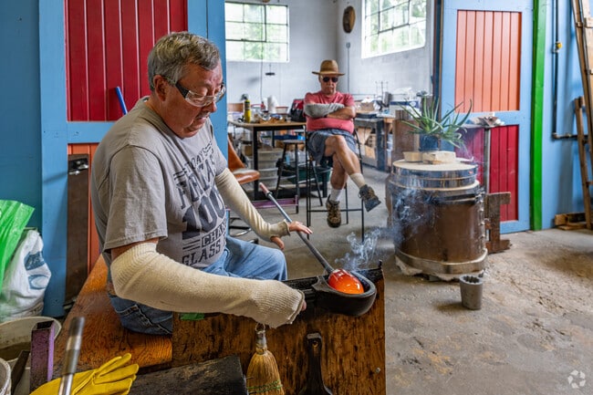The Peninsula Art Academy offers glass blowing classes and demonstrations during Ramp Up Peninsula.