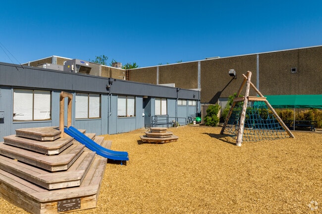 The play ground at the Le Monde French Immersion School.