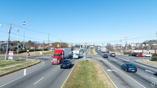 Highway 74, in East Forest, is one of the busiest roads in Charlotte.