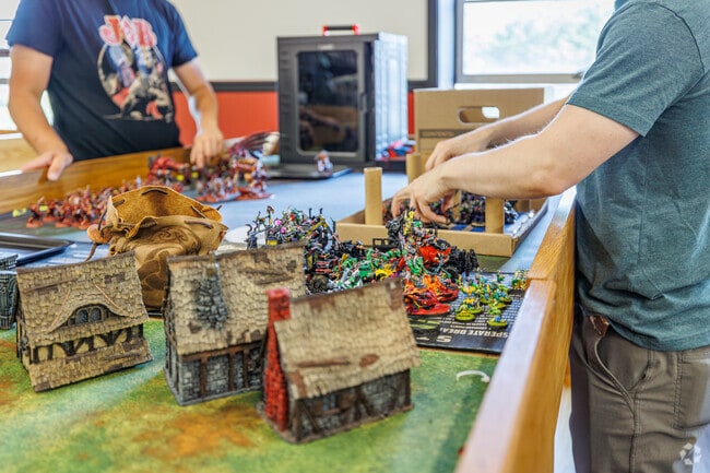 Titan Games & Hobbies, near Mays Chapel, offers space to build and play games.