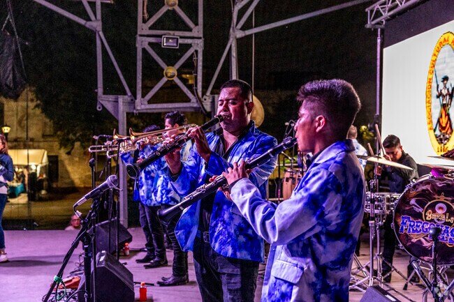 The Augusta Common hosts lively music and dance performances at the Hispanic Festival.