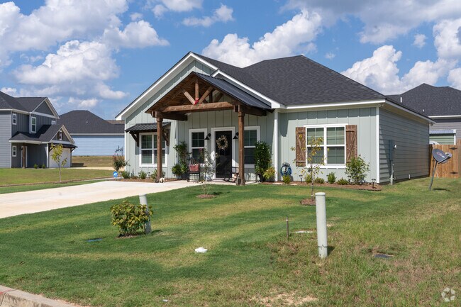 Craftsman-style homes are becoming more common in the Ladonia neighborhood.
