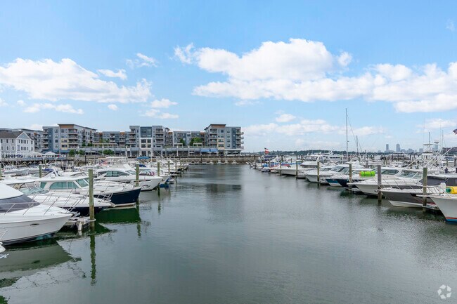Marina Bay in Quincy, is a diverse community with condos, commercial spaces, and entertainment.