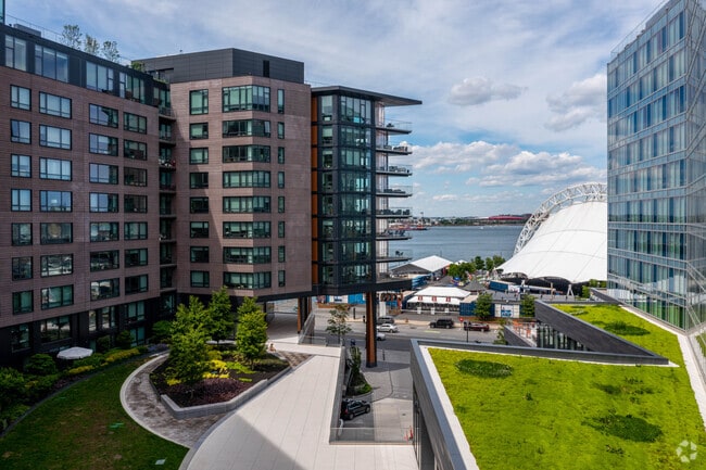 Seaport has luxury apartments that offer residents beautiful views of Boston Harbor.