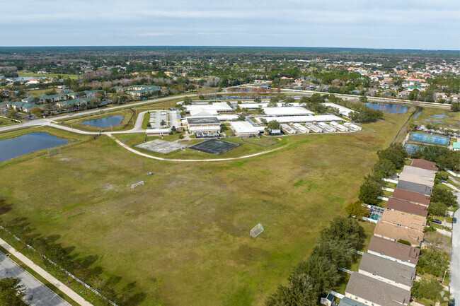 Creekside Middle School has large recreational fields that are utilized for various activities.