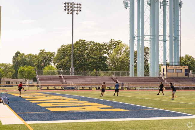 The public football field at Lincoln Park near Kenilworth can also be used for soccer.