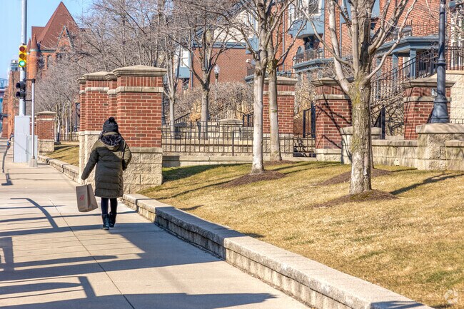 Brush Park is an easily walkable neighborhood with public transportation along Woodward Avenue.
