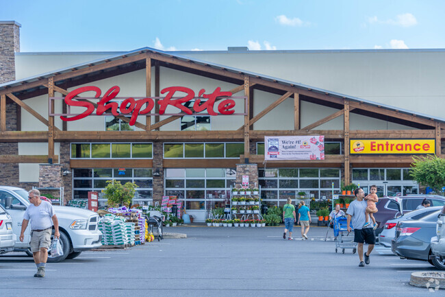 Residents can shop at the large Shop Rite in Brodheadsville.